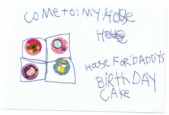 b day cake - How to Teach a 5 Year Old to Read, Write, and Spell