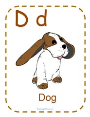 Letter D sound - phonics lesson