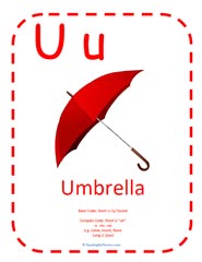 Letter U sound - phonics lesson