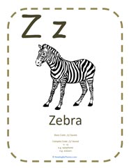 Letter Z sound - phonics lesson